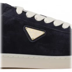 Prada - Midnight Blue Lane Sneakers - Prada Exclusive Luxury Collection - Avvenice