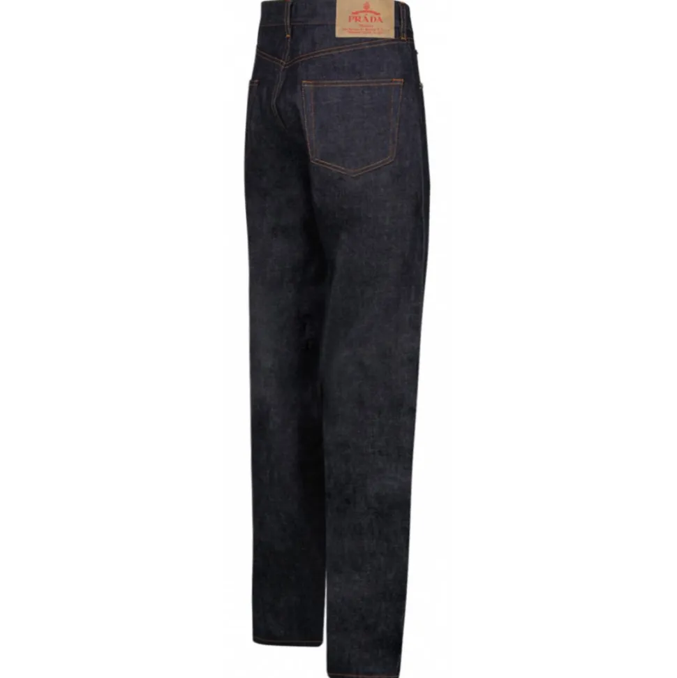 Prada - Navy Denim Jeans - Prada Exclusive Luxury Collection - Avvenice