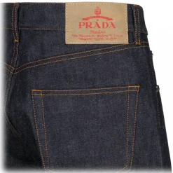 Prada - Navy Denim Jeans - Prada Exclusive Luxury Collection - Avvenice