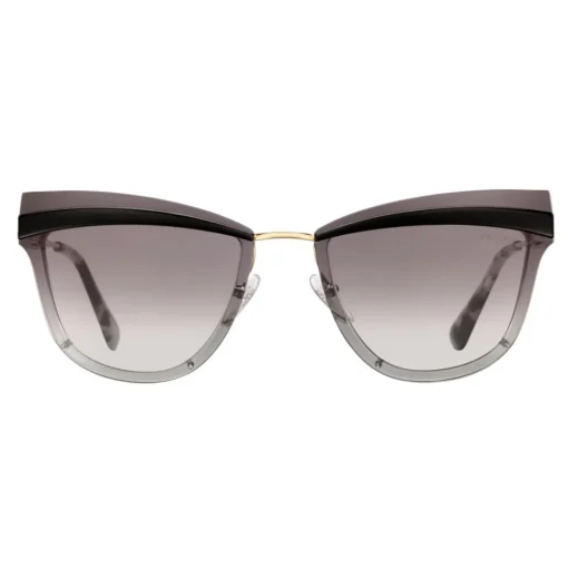 Prada - Prada Cinéma - Black & Pale Gold Cat Eye Sunglasses - Prada Cinéma Collection - Sunglasses - Prada Eyewear - Avvenice