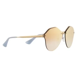 Prada - Prada Cinéma - Brass Irregular Sunglasses - Prada Cinéma Collection - Sunglasses - Prada Eyewear - Avvenice
