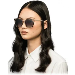 Prada - Prada Cinéma - Cat Eye Sunglasses - Chalk White Tortoiseshell - Prada Collection - Sunglasses - Prada Eyewear - Avvenice