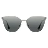 Prada - Prada Cinéma - Dark Steel Irregular Cat Eye Sunglasses - Prada Cinéma Collection - Sunglasses - Prada Eyewear - Avvenice