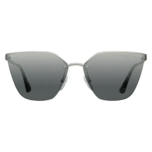 Prada - Prada Cinéma - Dark Steel Irregular Cat Eye Sunglasses - Prada Cinéma Collection - Sunglasses - Prada Eyewear - Avvenice