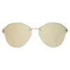 Prada - Prada Cinéma - Pale Gold Irregular Sunglasses - Prada Cinéma Collection - Sunglasses - Prada Eyewear - Avvenice