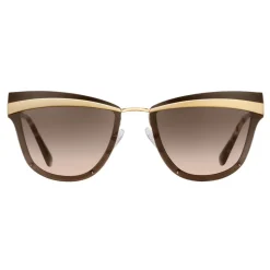 Prada - Prada Cinéma - Pale Gold Sand Cat Eye Sunglasses - Prada Cinéma Collection - Sunglasses - Prada Eyewear - Avvenice