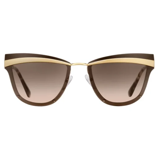 Prada - Prada Cinéma - Pale Gold Sand Cat Eye Sunglasses - Prada Cinéma Collection - Sunglasses - Prada Eyewear - Avvenice