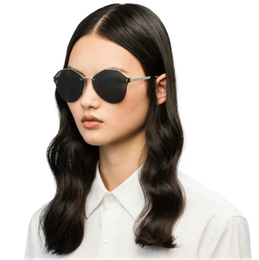 Prada - Prada Cinéma - Steel Irregular Sunglasses - Prada Cinéma Collection - Sunglasses - Prada Eyewear - Avvenice