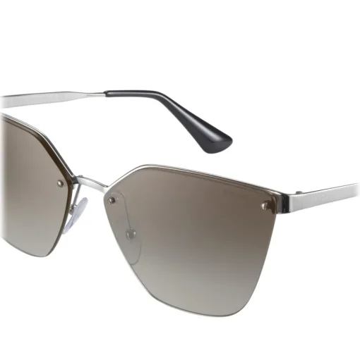 Prada - Prada Cinéma - Steel Irregular Cat Eye Sunglasses - Prada Cinéma Collection - Sunglasses - Prada Eyewear - Avvenice