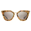 Prada - Prada Cinéma - Striated Papaya Cat Eye Bold Sunglasses - Prada Cinéma Collection - Sunglasses - Prada Eyewear - Avvenice