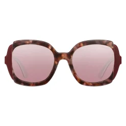 Prada - Prada Collection - White Turtle Orchid Cerise Square Sunglasses - Prada Collection - Sunglasses - Prada Eyewear - Avvenice