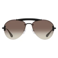 Prada - Prada Collection - Black Aviator Top Bar Sunglasses - Prada Collection - Sunglasses - Prada Eyewear - Avvenice