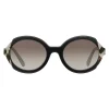 Prada - Prada Collection - Black Astral Talc Tortoise Round Sunglasses - Alternative Fit - Sunglasses - Prada Eyewear - Avvenice