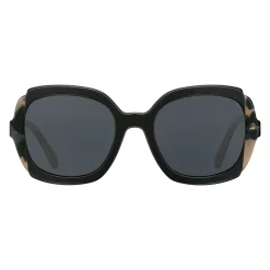 Prada - Prada Collection - Black Soleil Astral Turtle Square Sunglasses - Alternative Fit - Sunglasses - Prada Eyewear - Avvenice