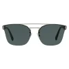 Prada - Prada Collection - Anthracite Square Top Bar Sunglasses - Prada Collection - Sunglasses - Prada Eyewear - Avvenice