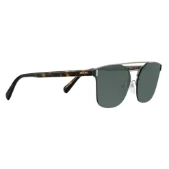 Prada - Prada Collection - Anthracite Square Top Bar Sunglasses - Prada Collection - Sunglasses - Prada Eyewear - Avvenice