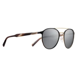 Prada - Prada Collection - Black Round Double Deck Sunglasses - Prada Collection - Sunglasses - Prada Eyewear - Avvenice