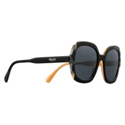Prada - Prada Collection - Black Soleil Astral Turtle Square Sunglasses - Prada Collection - Sunglasses - Prada Eyewear - Avvenice