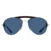Prada - Prada Collection - Steel and Tortoise Aviator Top Bar Sunglasses - Prada Collection - Sunglasses - Prada Eyewear - Avvenice