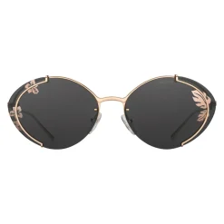 Prada - Prada Collection - Rose Gold Oval Sunglasses - Prada Collection - Sunglasses - Prada Eyewear - Avvenice