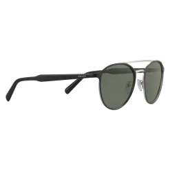 Prada - Prada Collection - Matt Black Round Double Deck Sunglasses - Prada Collection - Sunglasses - Prada Eyewear - Avvenice