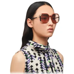 Prada - Prada Decode - Contemporary Sunglasses - Rust Black - Prada Collection - Sunglasses - Prada Eyewear - Avvenice