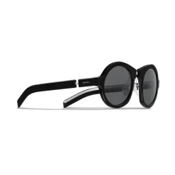 Prada - Prada Duple - Round Sunglasses - Black - Prada Collection - Sunglasses - Prada Eyewear - Avvenice