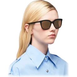 Prada - Prada Eyewear - Square Sunglasses - Black Military Green - Prada Collection - Sunglasses - Prada Eyewear - Avvenice