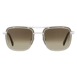 Prada - Prada Game - Silver Square Structure Top Bar Sunglasses - Prada Game Collection - Sunglasses - Prada Eyewear - Avvenice
