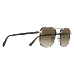 Prada - Prada Game - Silver Square Structure Top Bar Sunglasses - Prada Game Collection - Sunglasses - Prada Eyewear - Avvenice