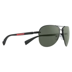 Prada - Prada Linea Rossa Collection - Black Aviator Sunglasses - Prada Collection - Sunglasses - Prada Eyewear - Avvenice