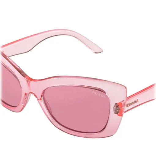 Prada - Prada Postcard - Fluo Pink Cat Eye Sunglasses - Prada Postcard Collection - Sunglasses - Prada Eyewear - Avvenice