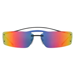 Prada - Prada Runway - Black Multicolor Square Sunglasses - Prada Runway Collection - Sunglasses - Prada Eyewear - Avvenice