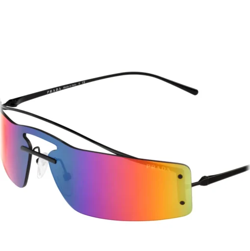 Prada - Prada Runway - Black Multicolor Square Sunglasses - Prada Runway Collection - Sunglasses - Prada Eyewear - Avvenice