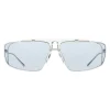 Prada - Prada Runway - Steel Square Top Bar Sunglasses - Prada Runway Collection - Sunglasses - Prada Eyewear - Avvenice