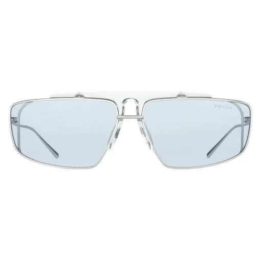 Prada - Prada Runway - Steel Square Top Bar Sunglasses - Prada Runway Collection - Sunglasses - Prada Eyewear - Avvenice