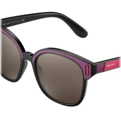 Prada - Prada Tapestry - Amarena Square Pop Sunglasses - Prada Tapestry Collection - Sunglasses - Prada Eyewear - Avvenice