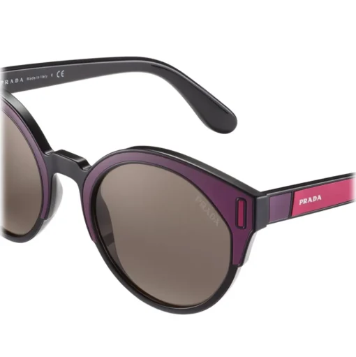 Prada - Prada Tapestry - Amarena Round Pop Sunglasses - Prada Tapestry Collection - Sunglasses - Prada Eyewear - Avvenice