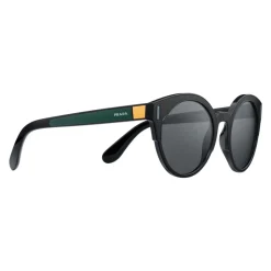 Prada - Prada Tapestry - Black Round Pop Sunglasses - Prada Tapestry Collection - Sunglasses - Prada Eyewear - Avvenice