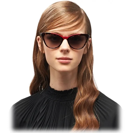 Prada - Prada Ultravox - Cat Eye Sunglasses - Red Tortoiseshell - Prada Collection - Sunglasses - Prada Eyewear - Avvenice
