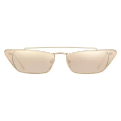 Prada - Prada Ultravox - Pale Gold Cat Eye Sunglasses - Prada Ultravox Collection - Sunglasses - Prada Eyewear - Avvenice