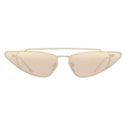 Prada - Prada Ultravox - Pale Gold Cat Eye Triangle Sunglasses - Prada Ultravox Collection - Sunglasses - Prada Eyewear - Avvenice