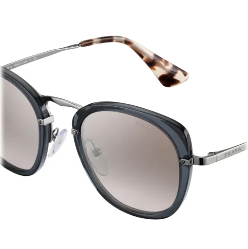 Prada - Prada Wanderer - Transparent Slate Square Sunglasses - Prada Wanderer Collection - Sunglasses - Prada Eyewear - Avvenice