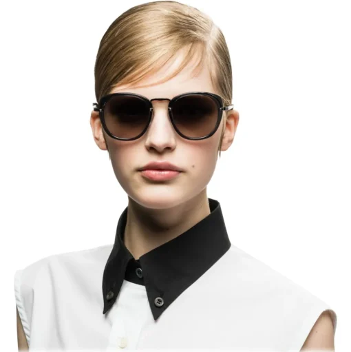 Prada - Prada Wanderer - Transparent Slate Square Sunglasses - Prada Wanderer Collection - Sunglasses - Prada Eyewear - Avvenice