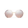 Prada - Round Sunglasses - Opaque Garnet Red Rose Gold - Prada Collection - Sunglasses - Prada Eyewear - Avvenice