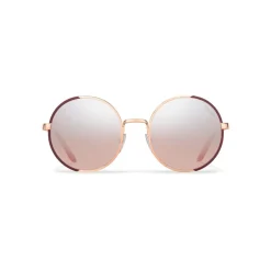 Prada - Round Sunglasses - Opaque Garnet Red Rose Gold - Prada Collection - Sunglasses - Prada Eyewear - Avvenice