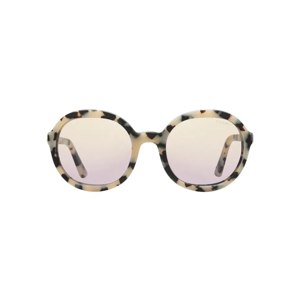 Prada - Round Sunglasses - Cameo Beige Tortoiseshell - Prada Collection - Sunglasses - Prada Eyewear - Avvenice