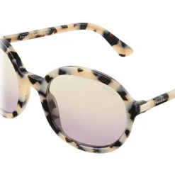 Prada - Round Sunglasses - Cameo Beige Tortoiseshell - Prada Collection - Sunglasses - Prada Eyewear - Avvenice