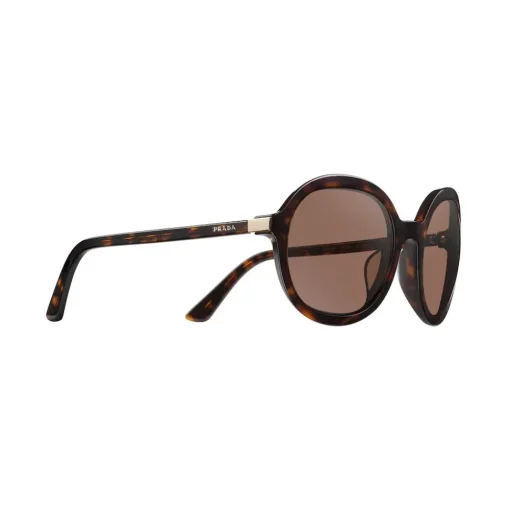 Prada - Round Sunglasses Alternative fit - Opalescent Gray Tortoiseshell - Prada Collection - Sunglasses - Prada Eyewear - Avvenice