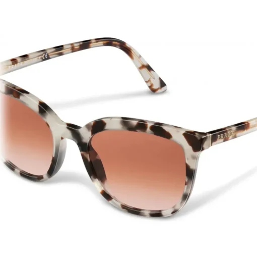 Prada - Square Sunglasses Alternative fit - Chalky White Tortoiseshell - Prada Collection - Sunglasses - Prada Eyewear - Avvenice